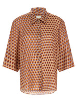 Multicolor Oversized Polka Dot Shirt 1