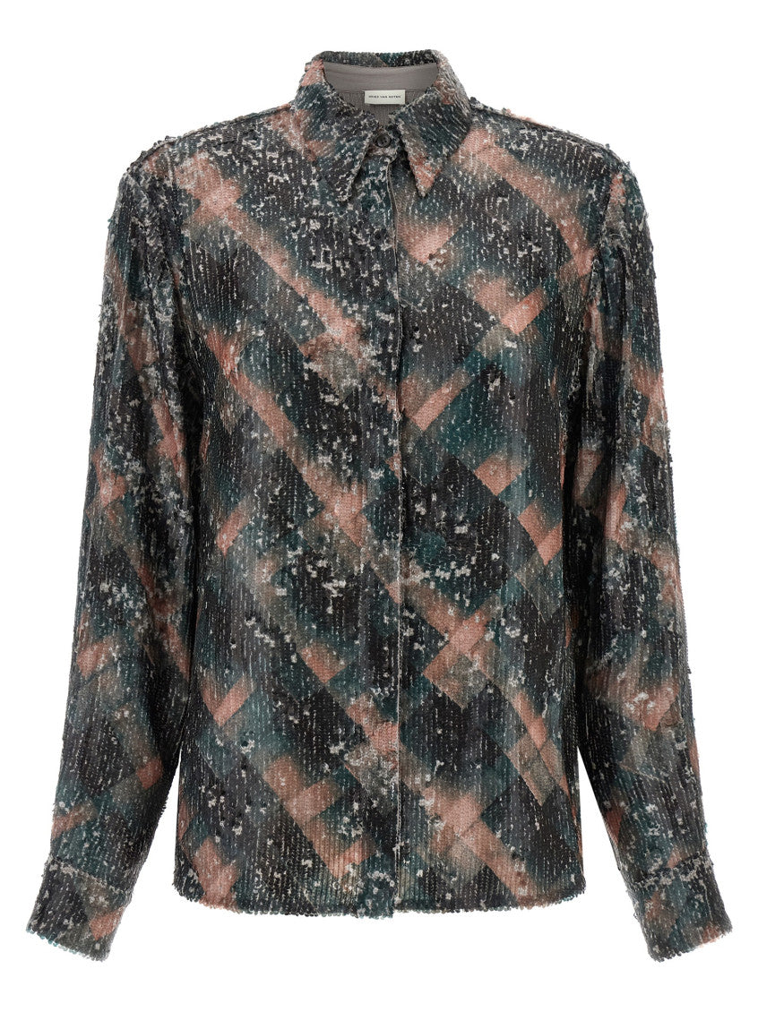 Multicolor Regular Geometric Shirt 1