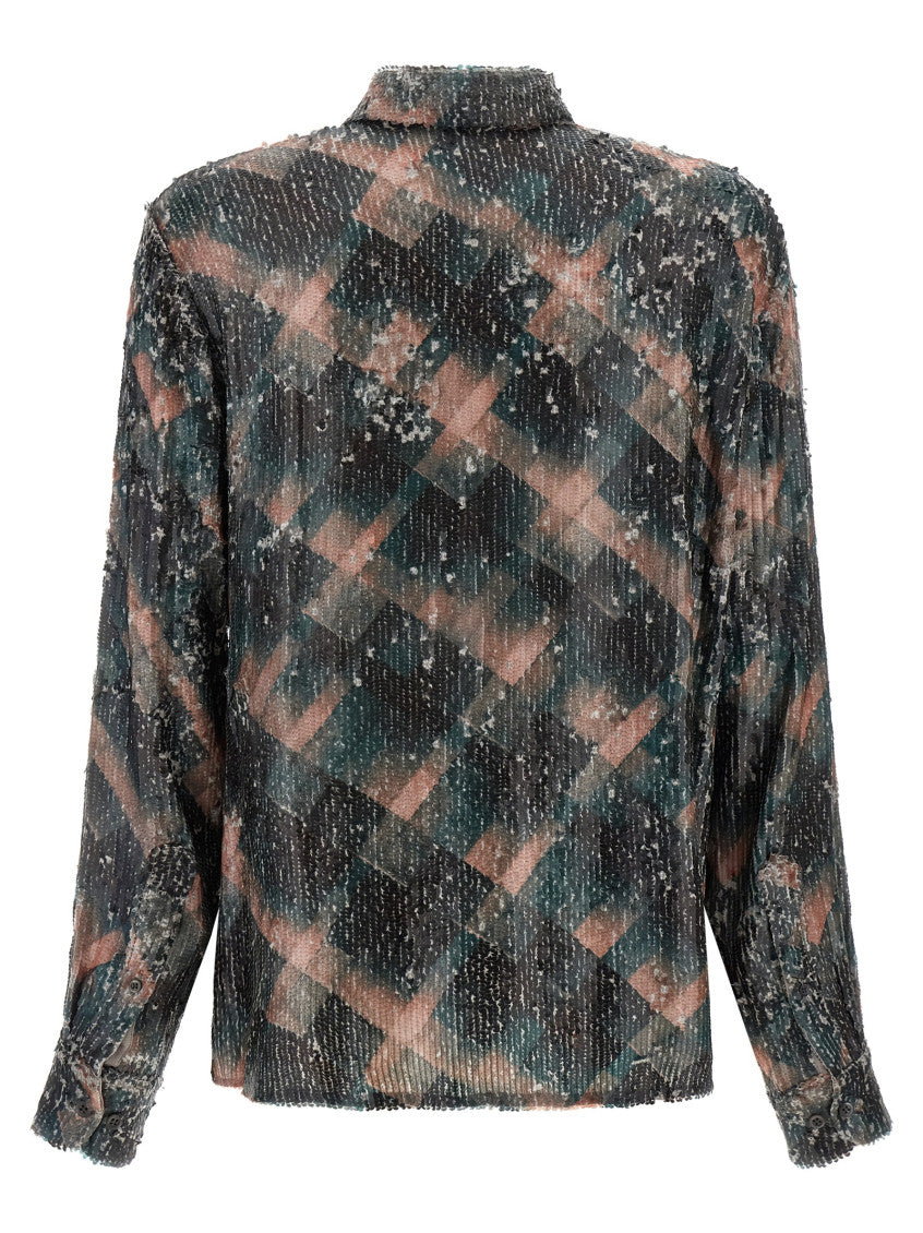 Multicolor Regular Geometric Shirt 2