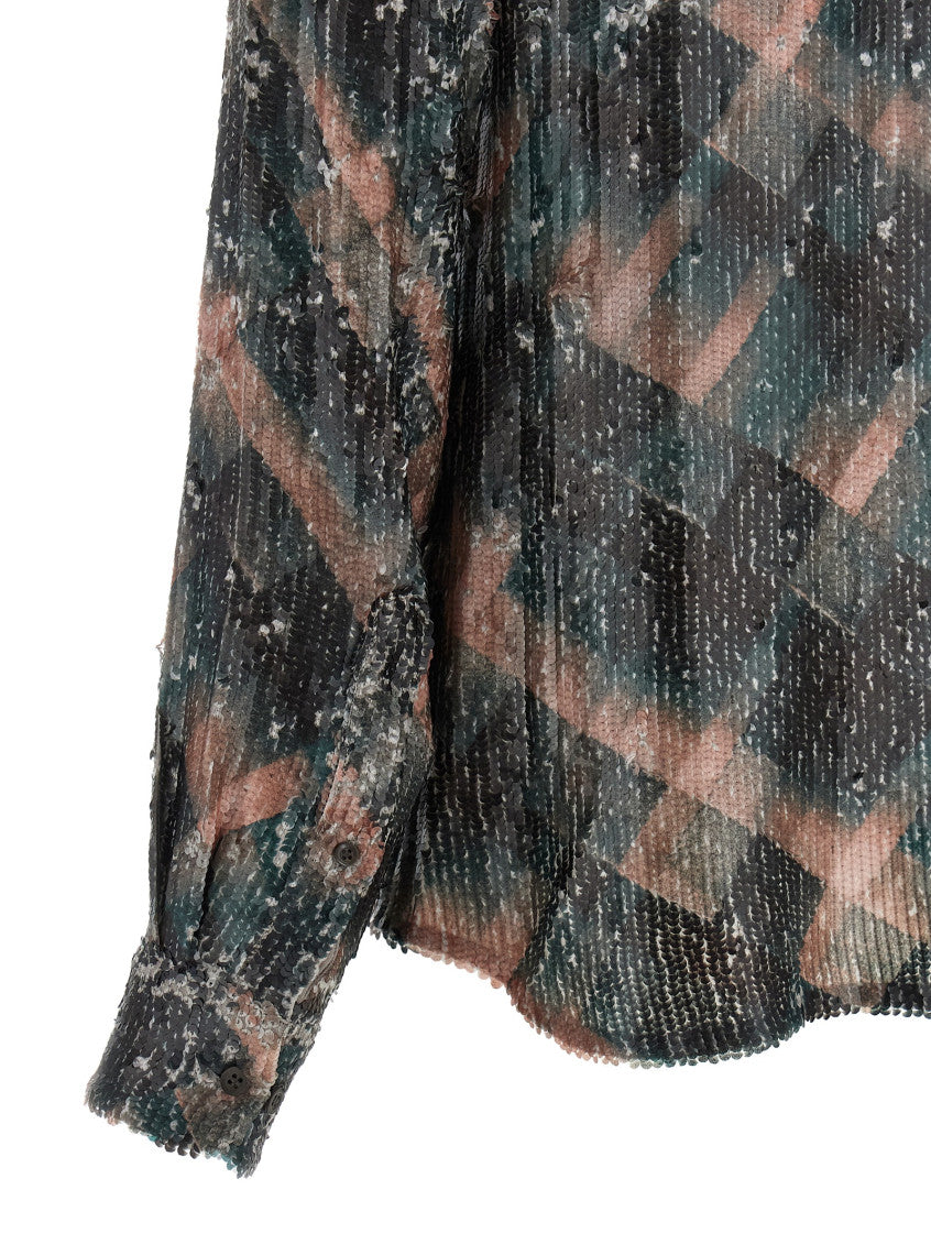 Multicolor Regular Geometric Shirt 4