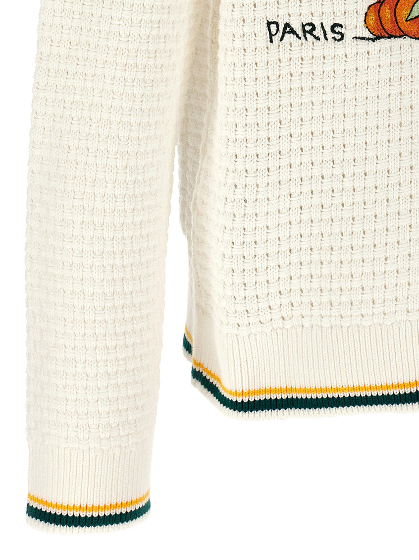 White Shirt Collar Cardigan 4