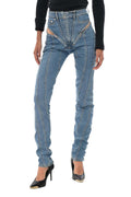 Sky Blue Skinny High Rise Jeans 1