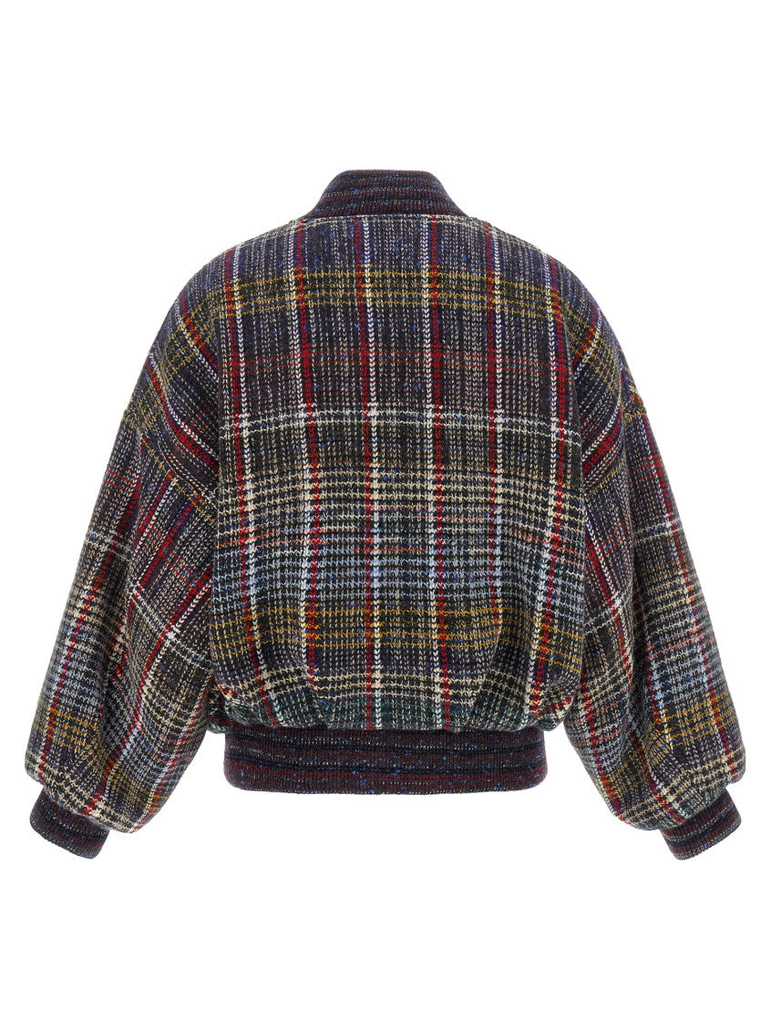 Multicolor Mandarin Collar Jacket 2
