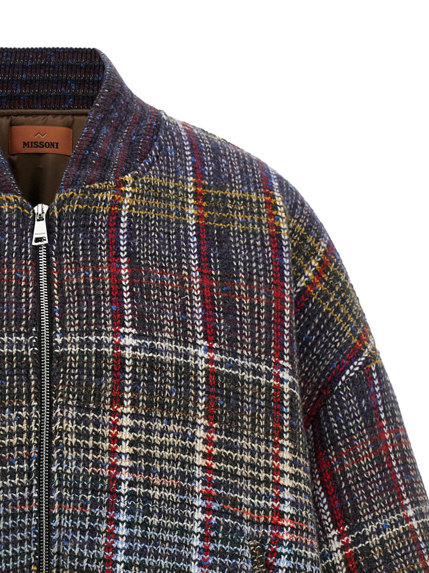 Multicolor Mandarin Collar Jacket 3