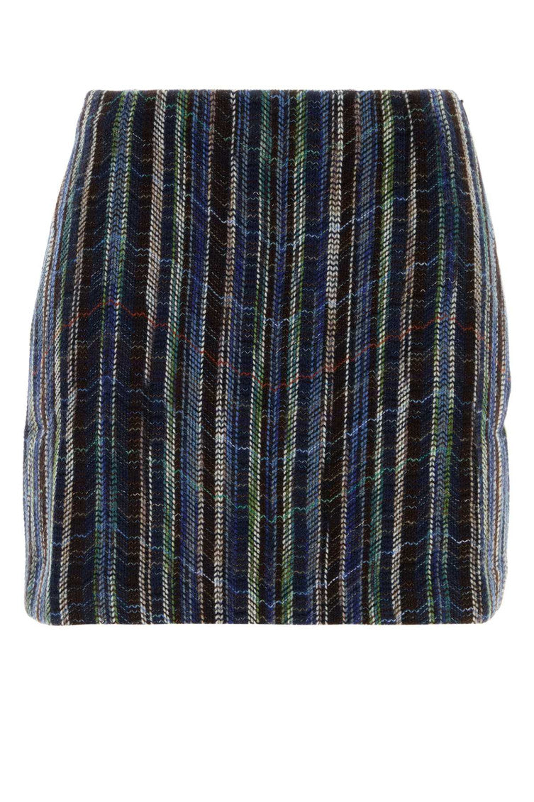 Multicolor Stripes Mini Skirt 1
