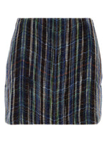 Multicolor Stripes Mini Skirt 1