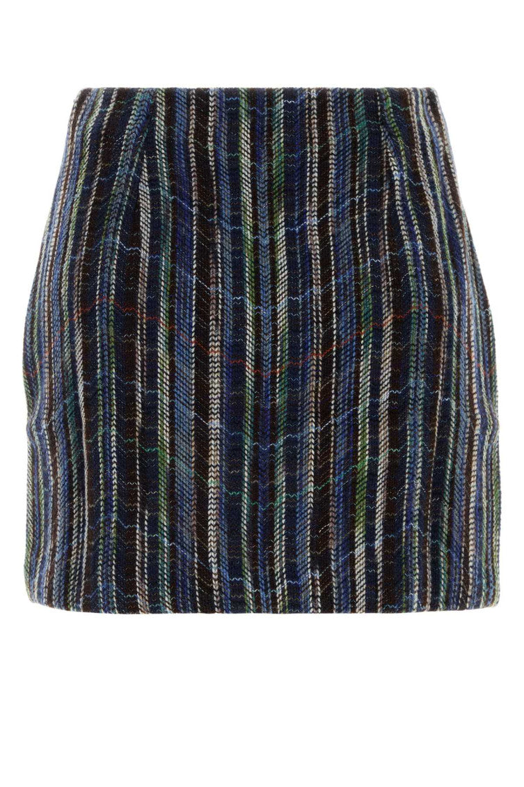 Multicolor Stripes Mini Skirt 2