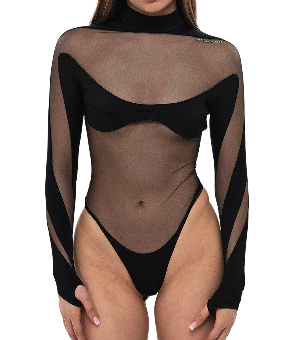 Black Transparent Swimwear 1
