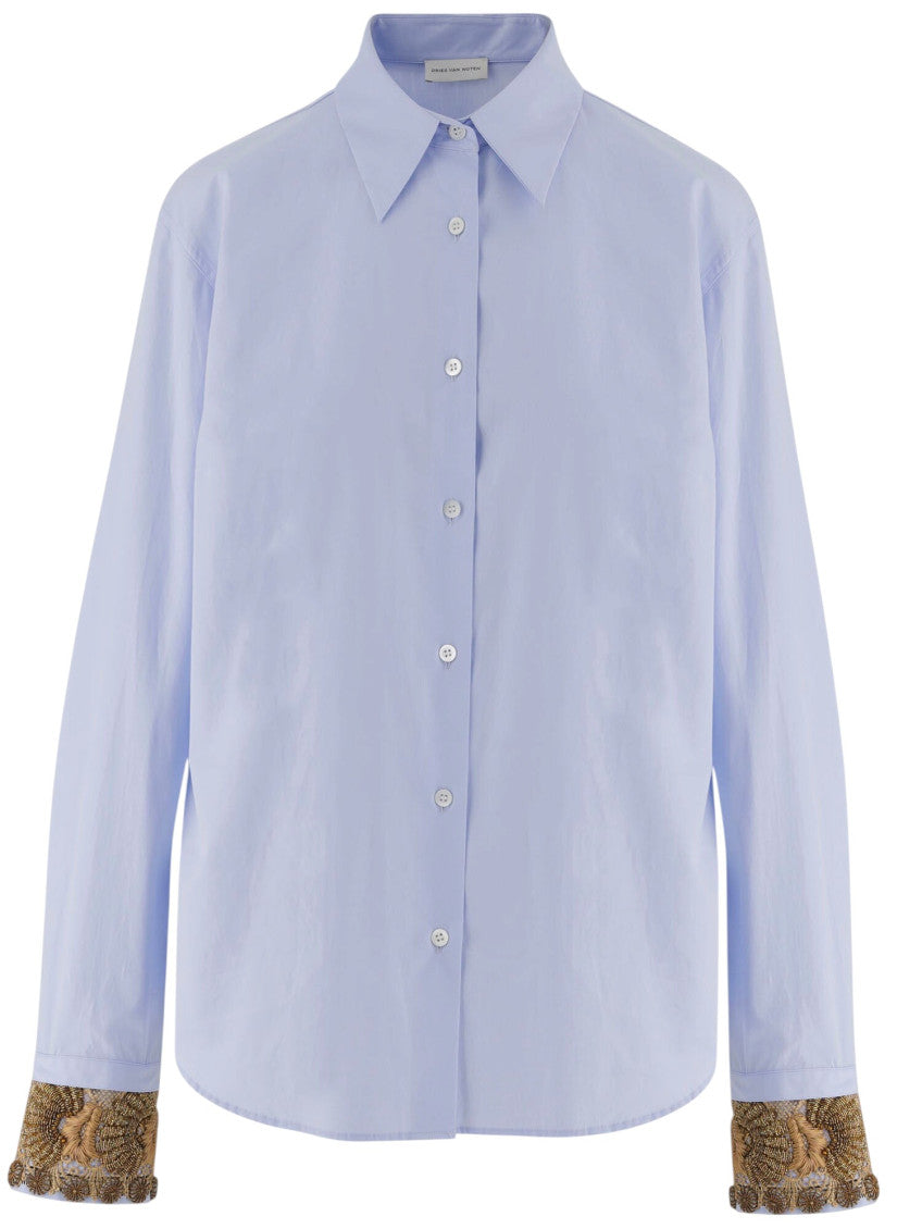 Light Blue Regular Printed Shirt 1