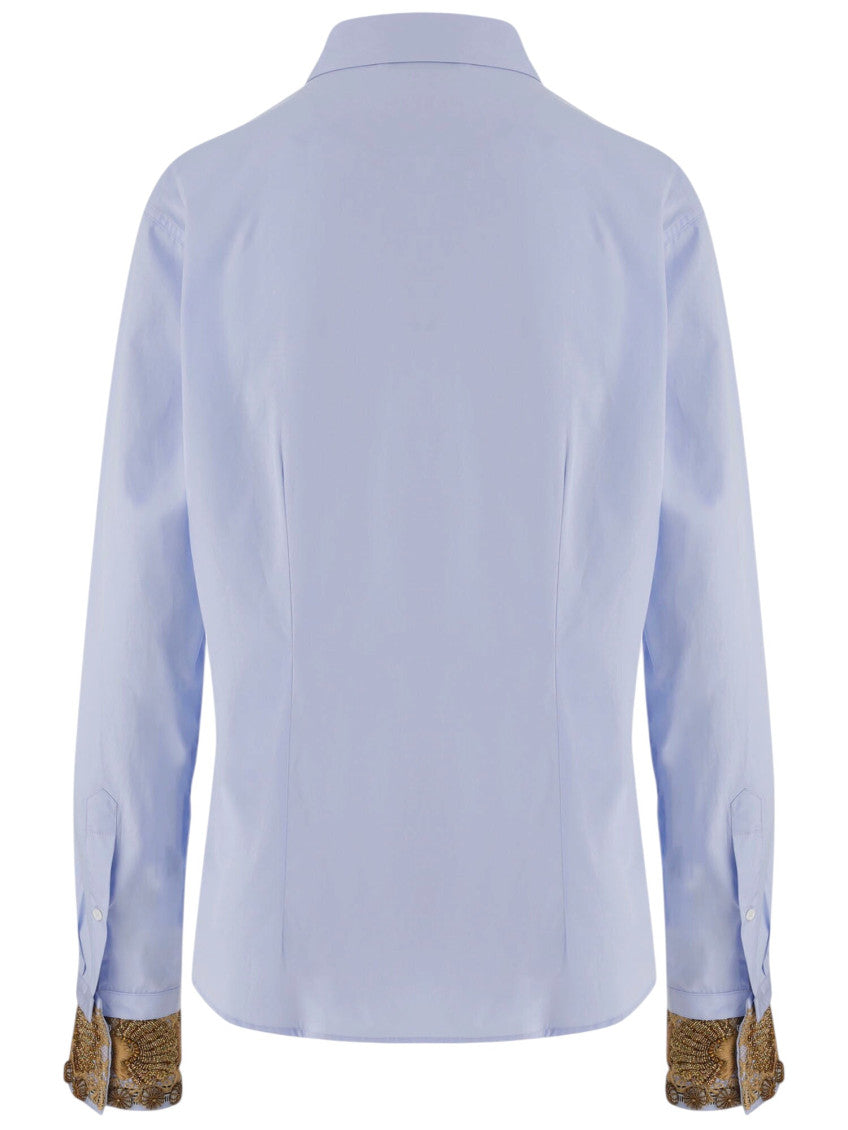 Light Blue Regular Printed Shirt 2