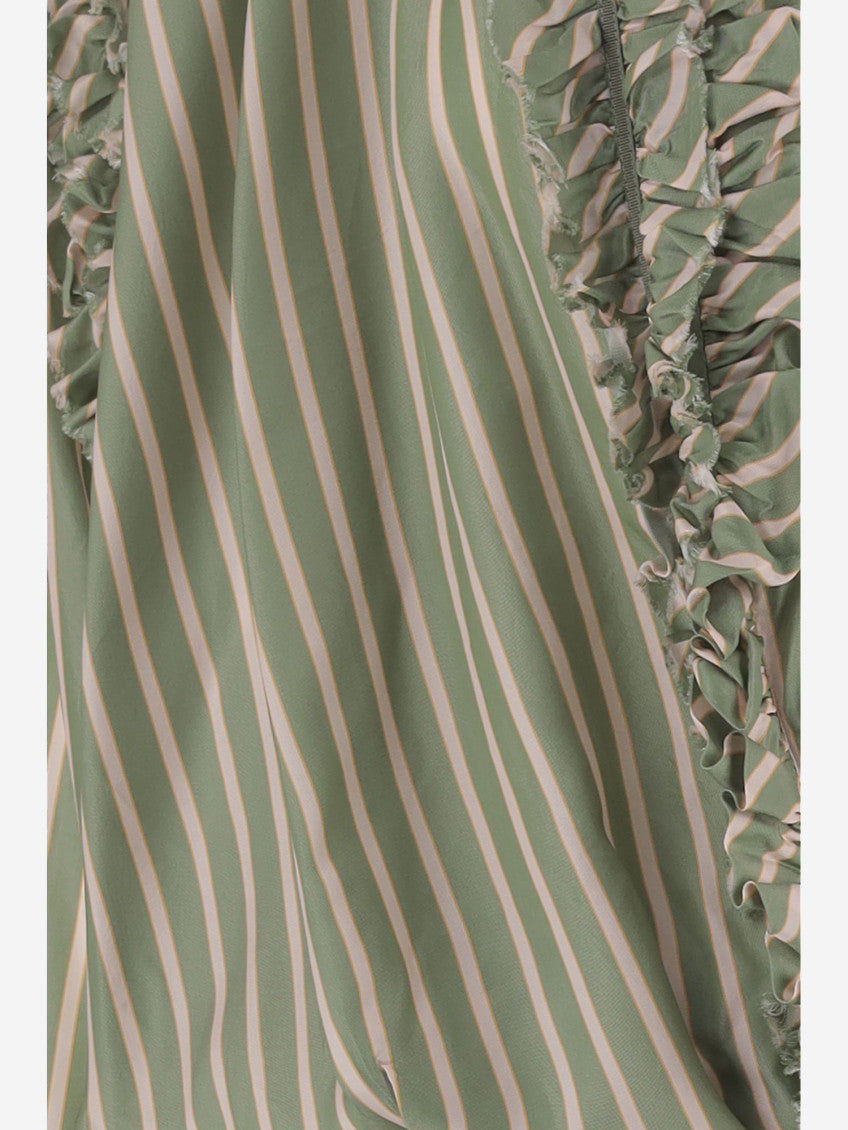 Green Relaxed Stripes Shirt 3