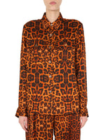 Brown Regular Animal Print Shirt 1