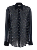 Black Regular Embellished Shirt 1