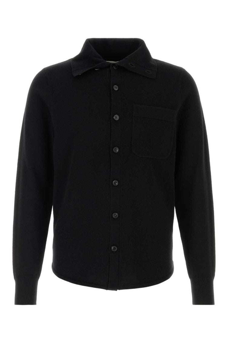 Black Button-Up Cardigan 1