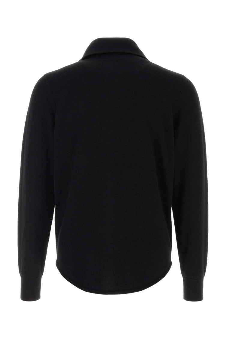 Black Button-Up Cardigan 2