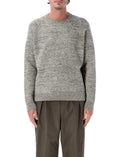 Grey Knitted Crew Neck Sweater 1