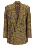 Golden Peaked Lapel Blazer 1