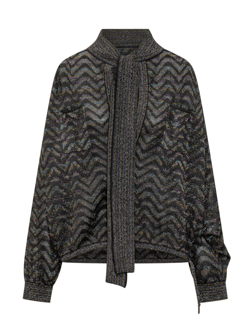 Dark Grey Mock Collar Sweater 1