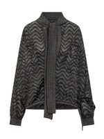 Dark Grey Mock Collar Sweater 1