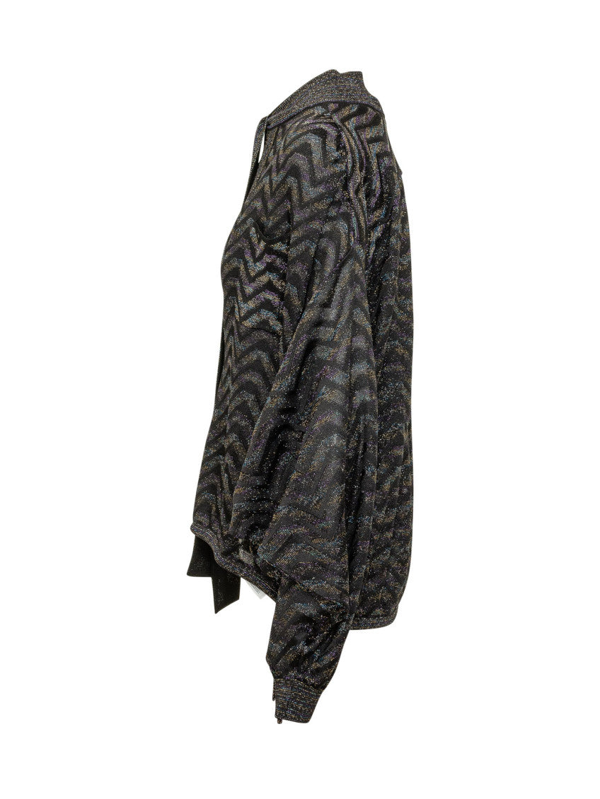 Dark Grey Mock Collar Sweater 3