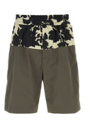 Olive Floral Bermuda Shorts 1