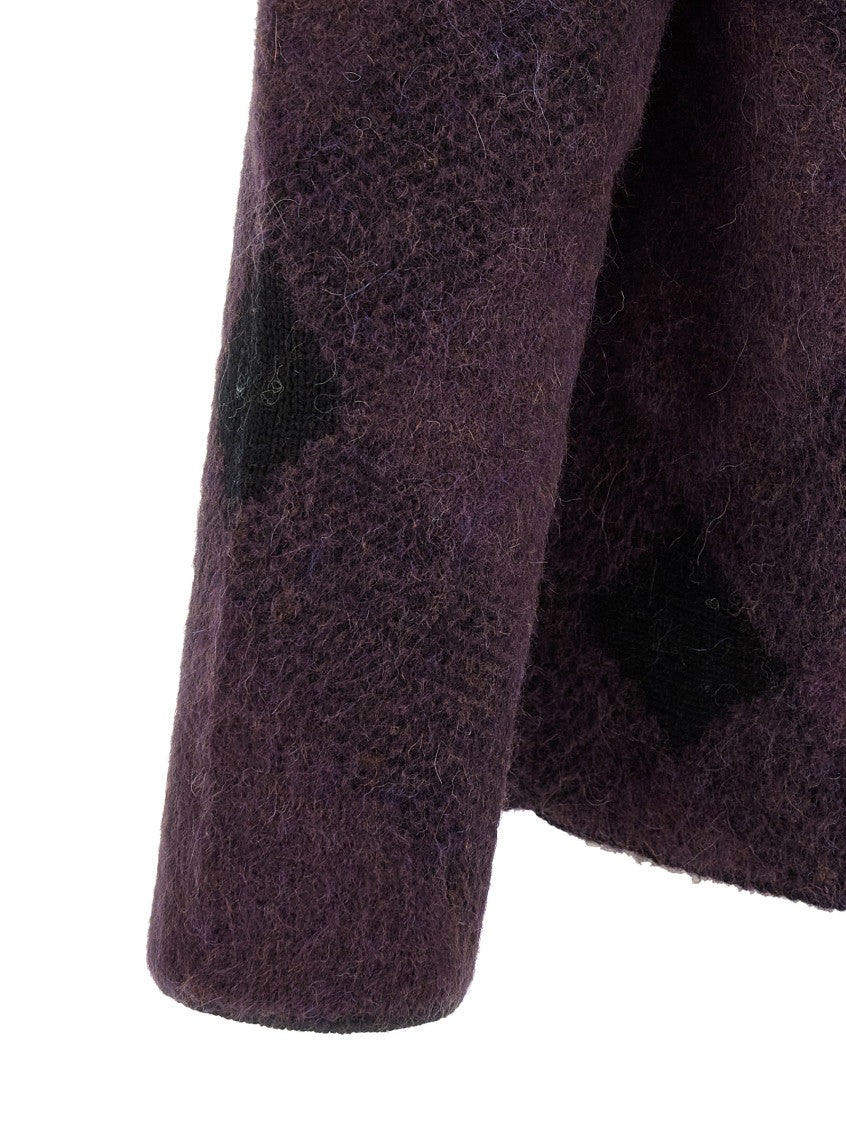 Purple Crew Neck Sweater 4