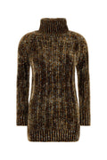 Multicolor Knitted Turtle Neck Sweater 1