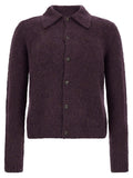Purple Button-Up Cardigan 1