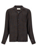 Brown Relaxed Abstract Shirt 1