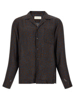 Brown Relaxed Abstract Shirt 1