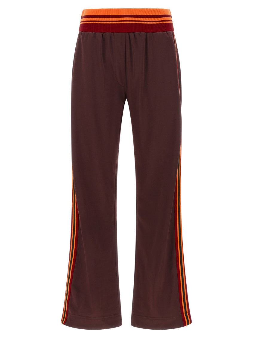 Brown Relaxed Elasticated Pants 1