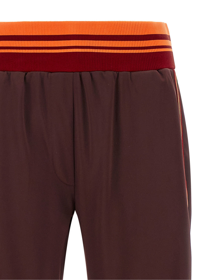 Brown Relaxed Elasticated Pants 4