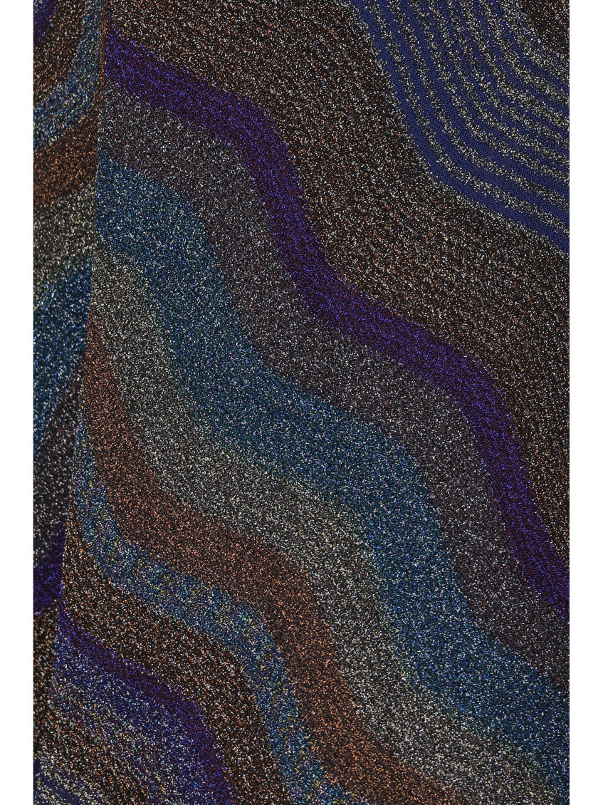 Multicolor Abstract Ankle Length Skirt 3