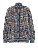 Multicolor Mock Collar Sweater 1