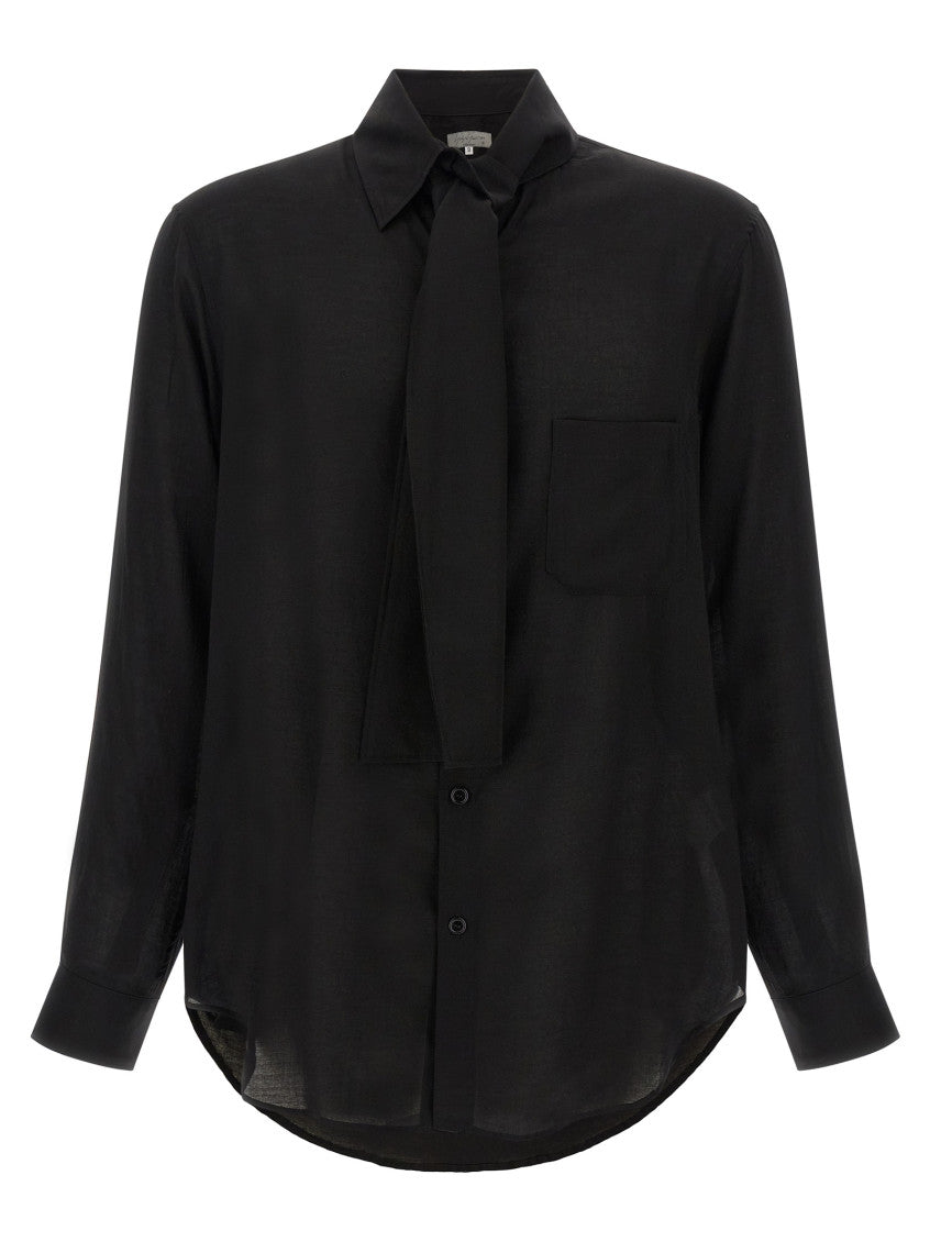 Black Stole Neck Shirt 1