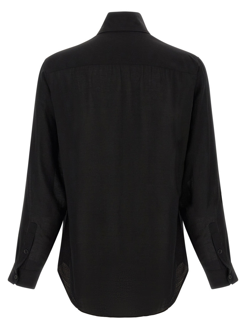 Black Stole Neck Shirt 2
