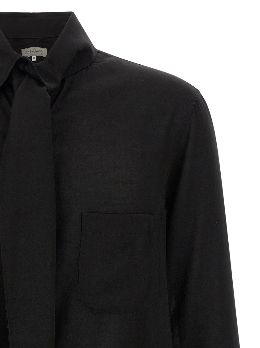 Black Stole Neck Shirt 3