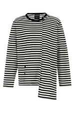 BlackWhite Striped T-Shirt 1