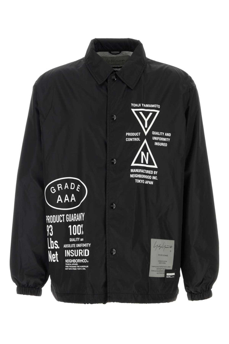 Black Shirt Collar Jacket 1