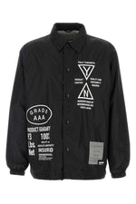 Black Shirt Collar Jacket 1