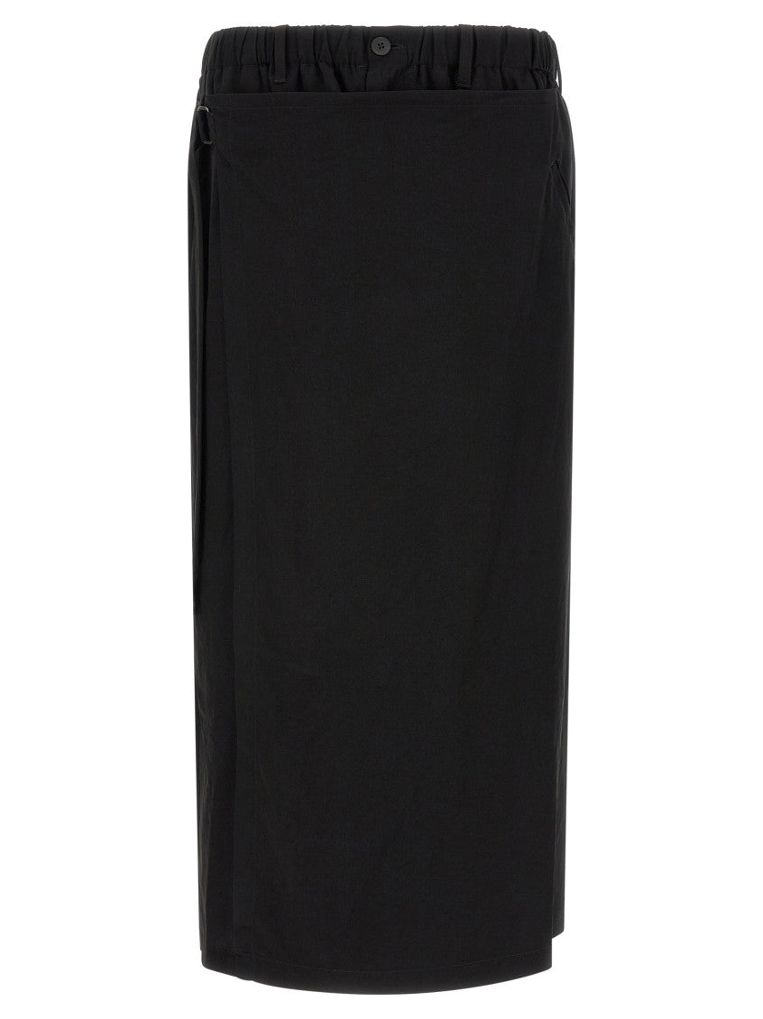 Black Loose Solid Pants 1
