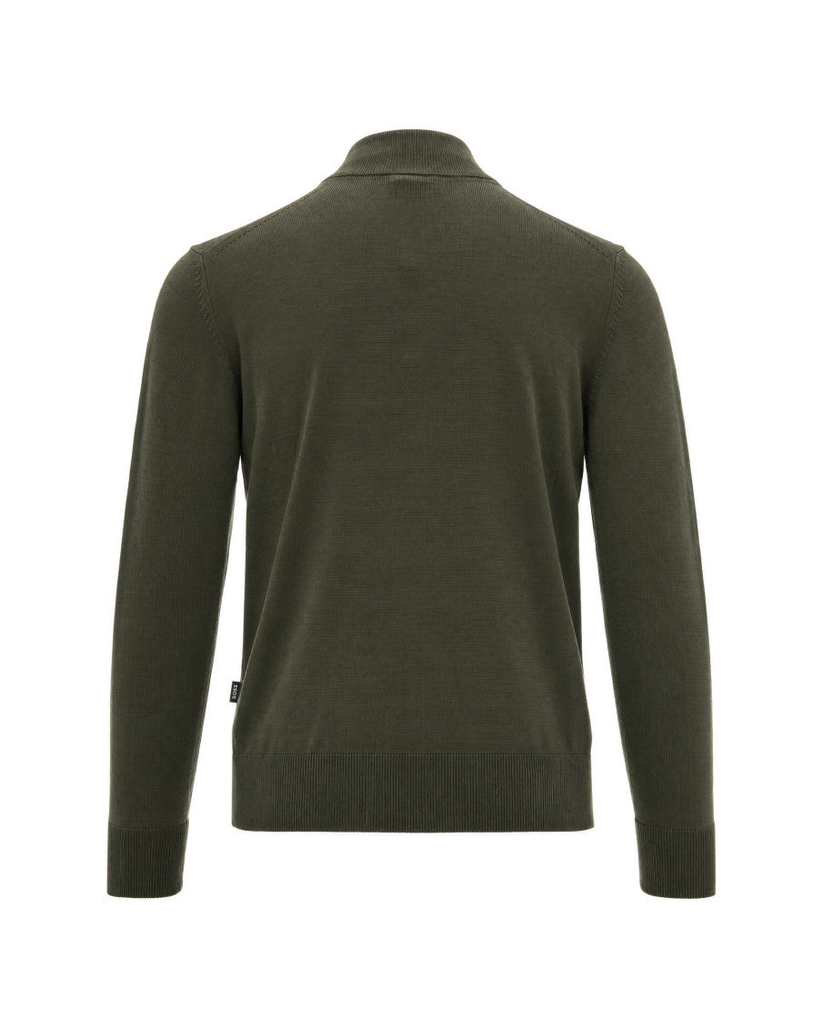 Green Zip-Up Sweater 2