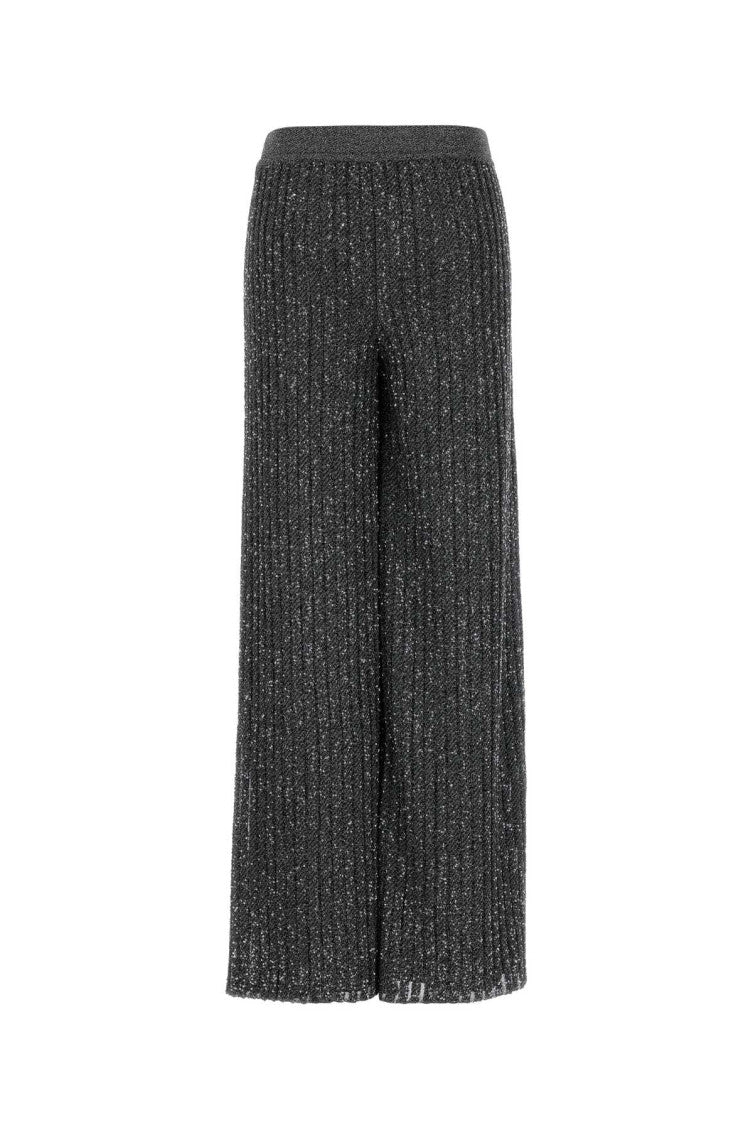 Dark Grey Loose Elasticated Pants 2