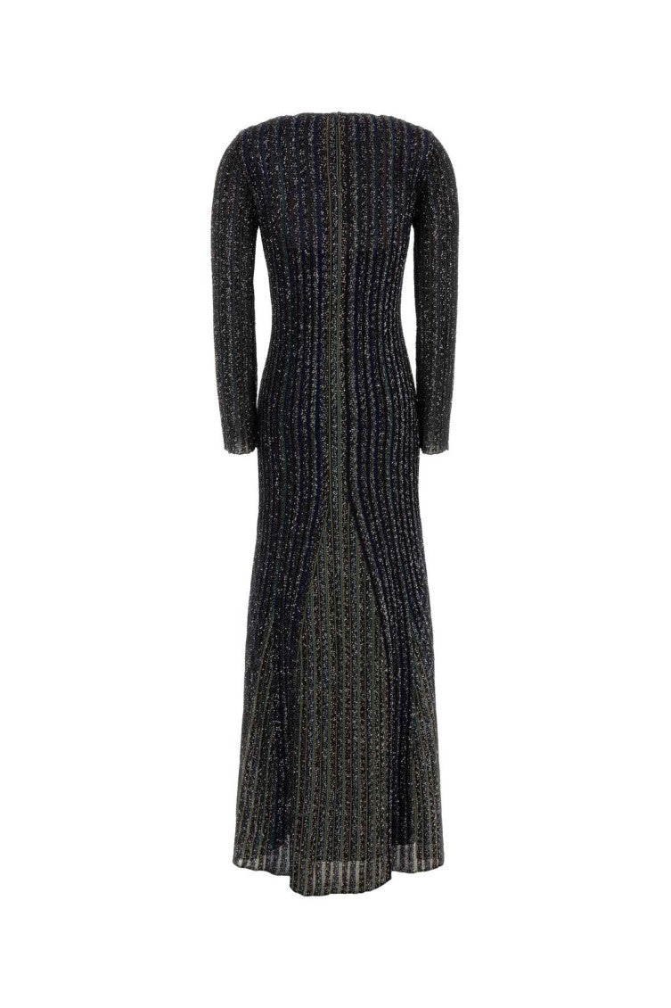 Dark Grey Crew Neck Maxi Dress 2