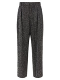 Black Relaxed Pleated Pants 1