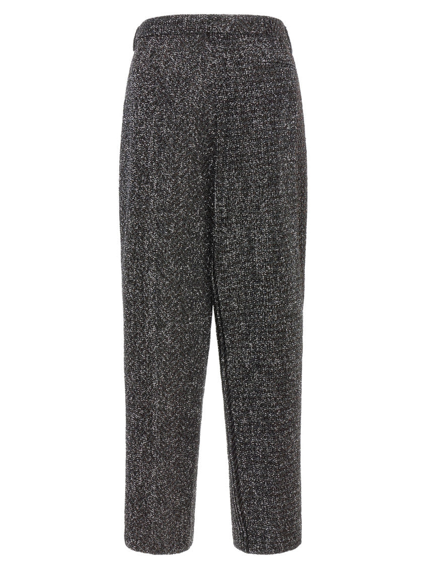 Black Relaxed Pleated Pants 2