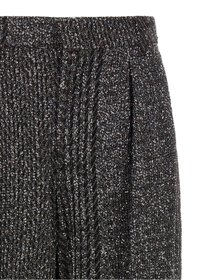 Black Relaxed Pleated Pants 3