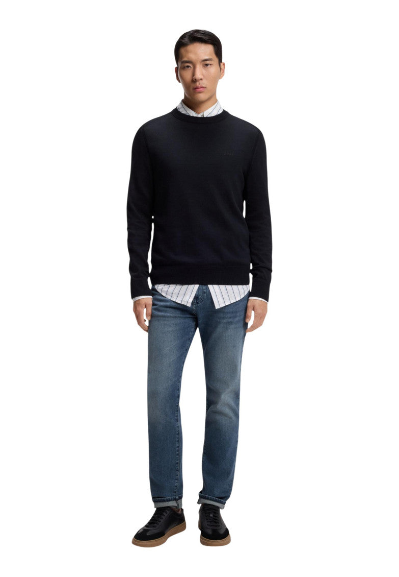 Blue Mid Rise Jeans 3
