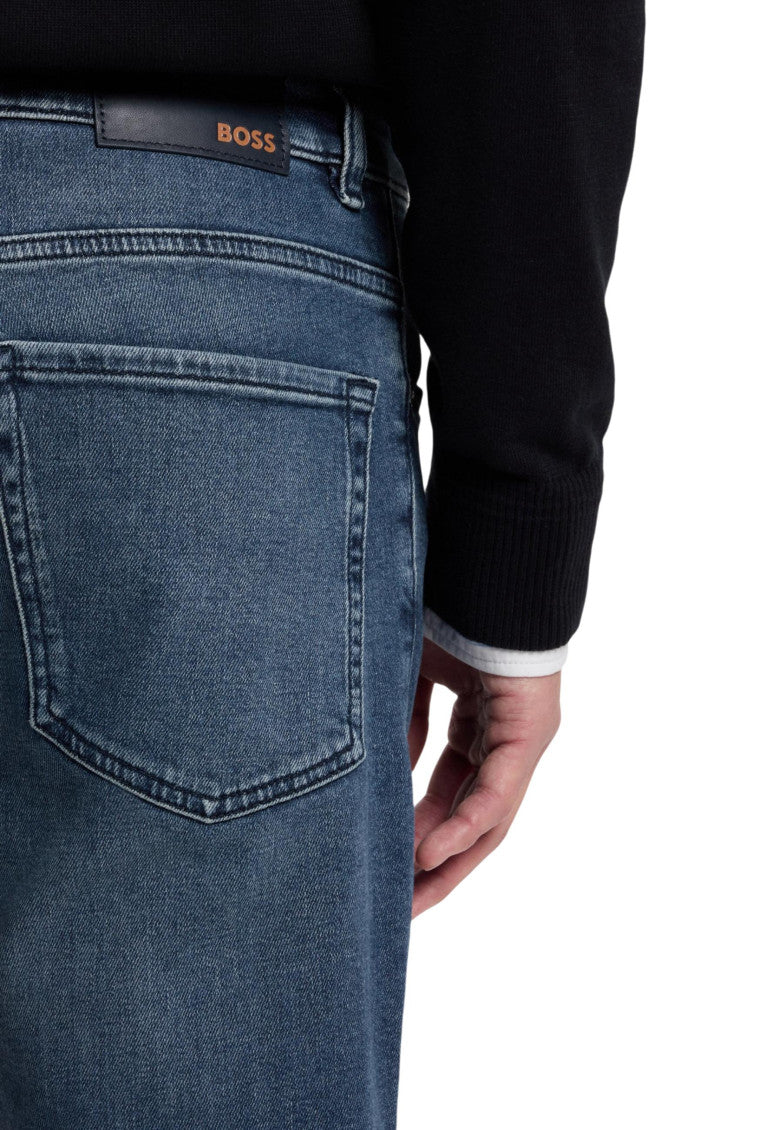 Blue Mid Rise Jeans 5
