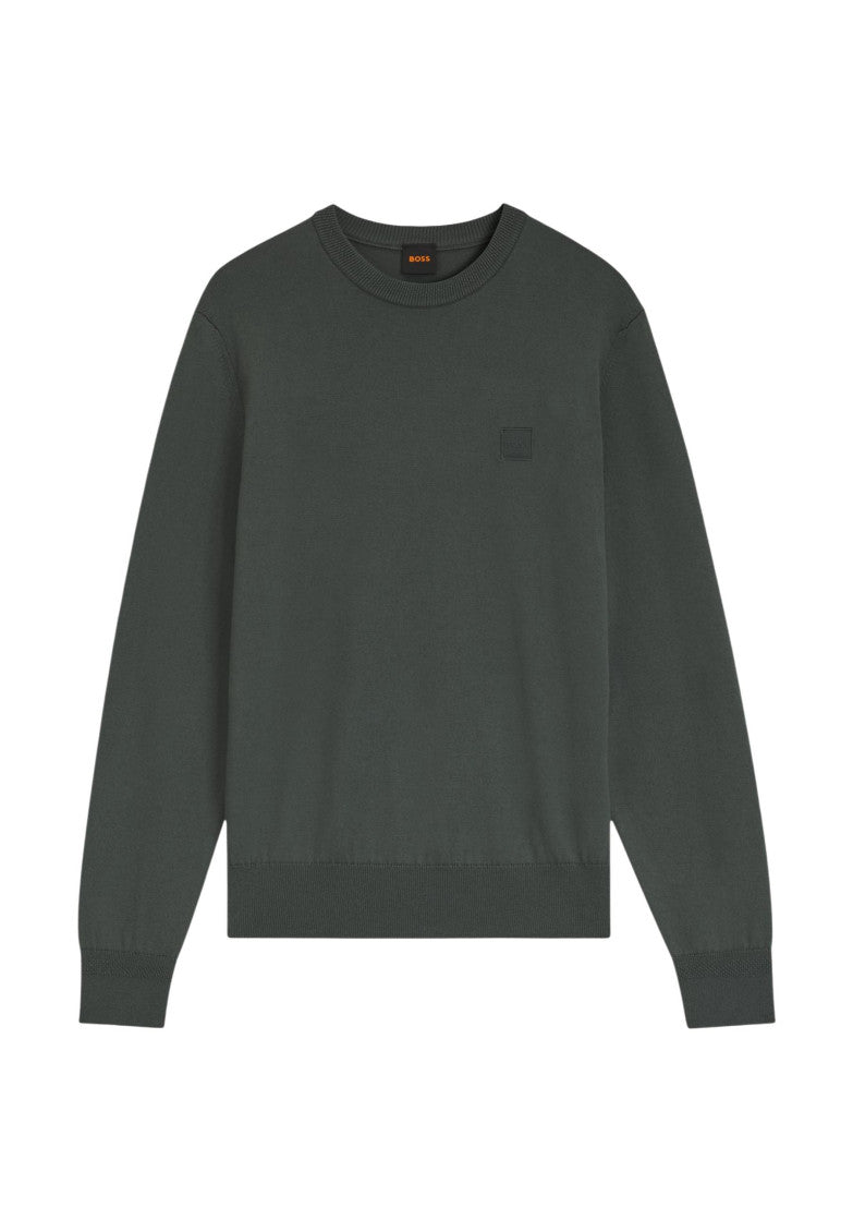 Dark Green Logo Sweater 1